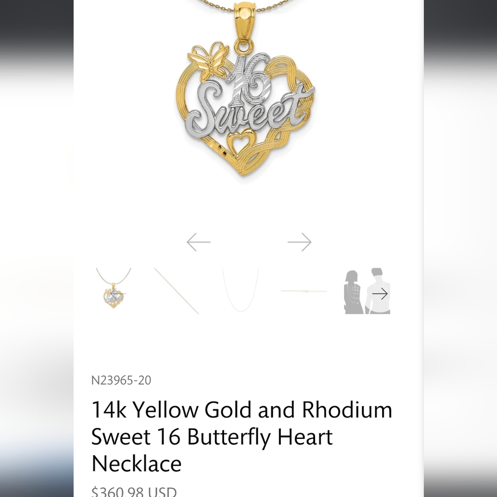 Sweet 16 Necklace